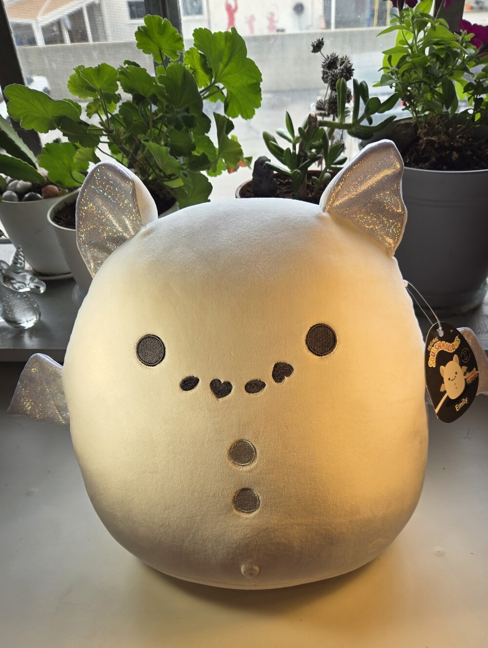 Squishmallows Select Series Emily the Bat Snowman Plush